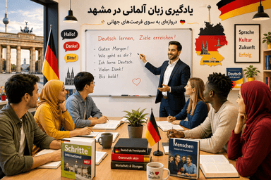 بهترین آموزشگاه زبان آلمانی مشهد؛ یادگیری زبان آلمانی از مبتدی تا پیشرفته